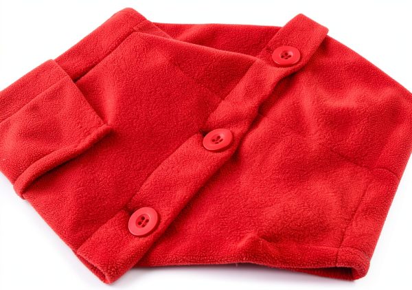 Zara Kids Girls Polar Fleece Coat ZS0511 Red 12M Soft Warm Classic-6