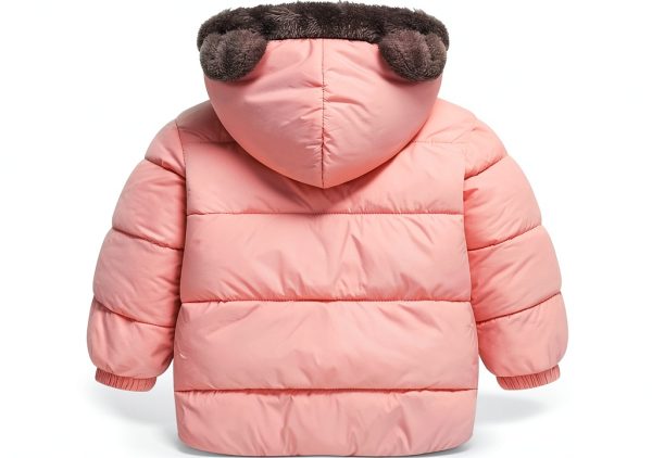Baby Winter Coat by flower frail Fleece Jacket Soft Cotton Bear Hood-2