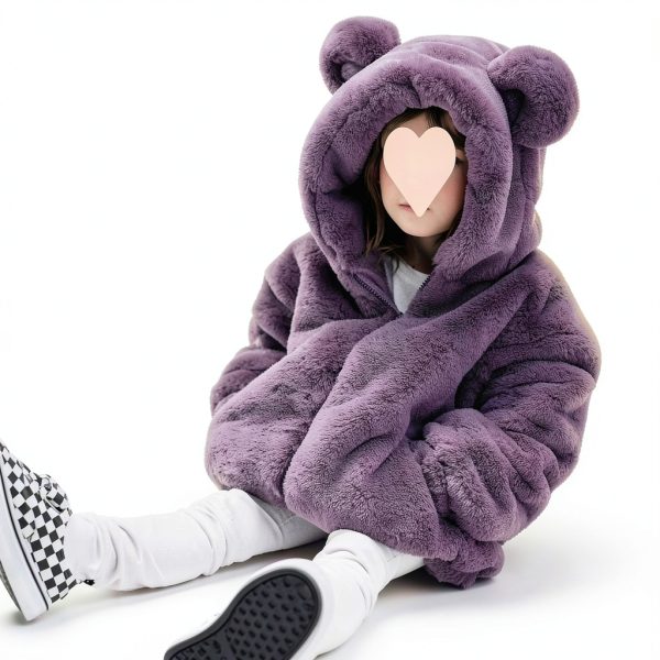 Girls Fleece Winter Jacket Sizes 2-3T to 11-12 Years Sherpa Lined-1