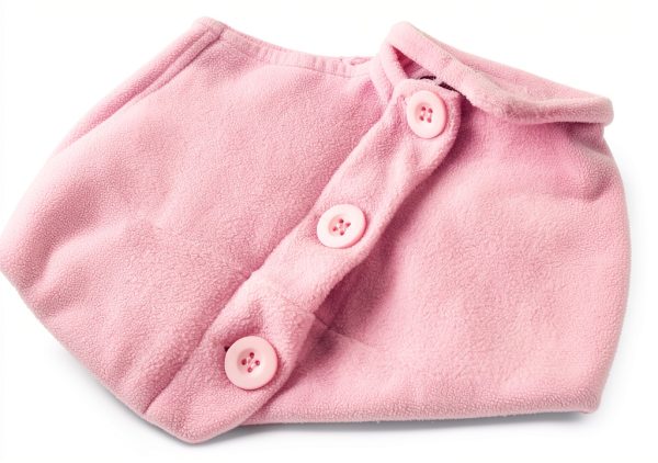 Zara Girls Polar Fleece Coat Soft Warm Jacket with Buttons and Pockets-6
