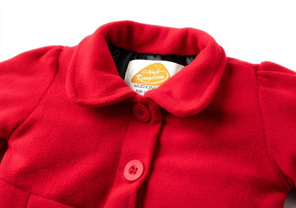 Zara Girls Polar Fleece Coat Red 12 Months Size ZS0511-5