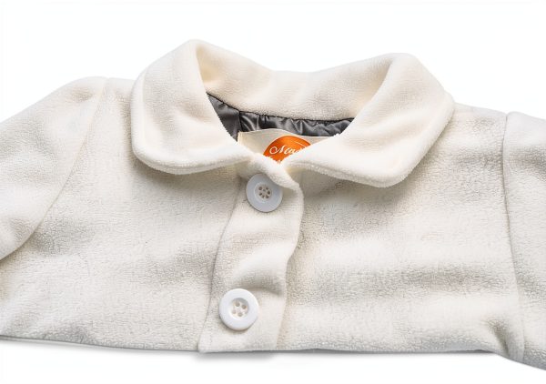 Zara Girls Polar Fleece Jacket 12 Months Red Button Collar-5