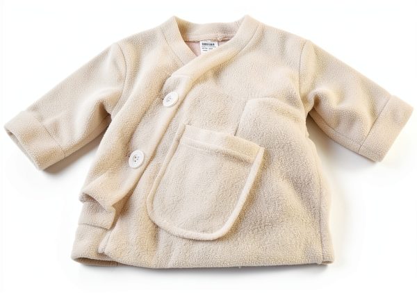 Zara Girls Polar Fleece Jacket 12 Months Red Button Collar-6