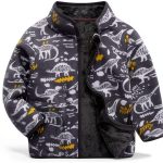 KidCo Toddler Polar Fleece Jacket Girls 1-6 Years Khaki Zebra-0