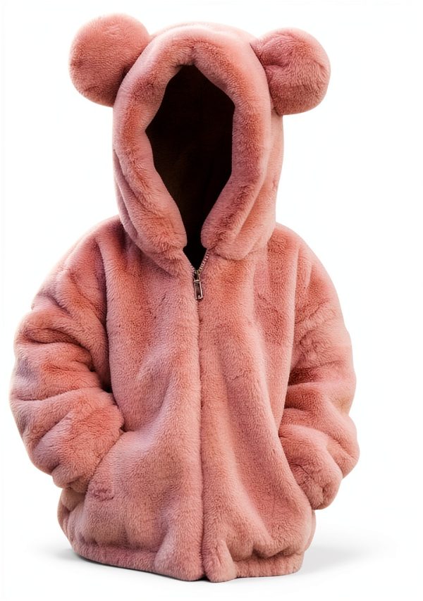 Girls Fleece Winter Jacket Sizes 2-3T to 11-12 Years Sherpa Lined-2