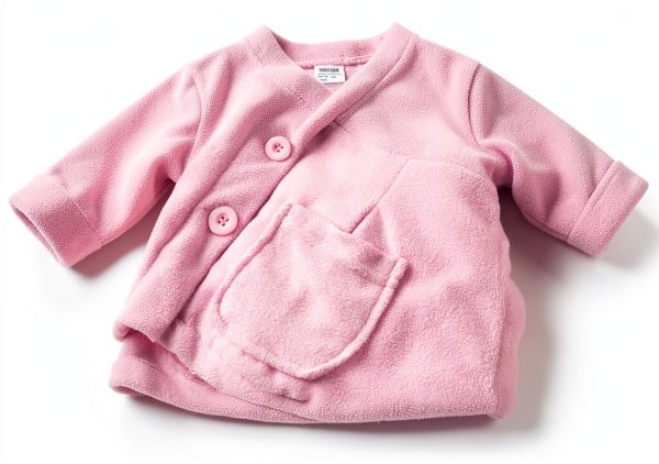 Zara Girls Polar Fleece Coat Soft Warm Jacket with Buttons and Pockets-7