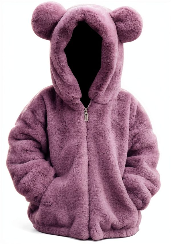 Girls Fleece Winter Jacket Sizes 2-3T to 11-12 Years Sherpa Lined-0