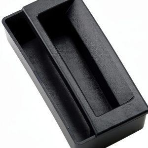 Handle 2-in-1 ABS Plastic Black Recessed Flat Box Handle by FEEDUN-0