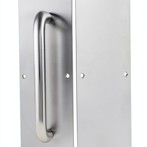 Commercial Door Handle Pull Push by jojofuny Stainless Steel Wide Base-0