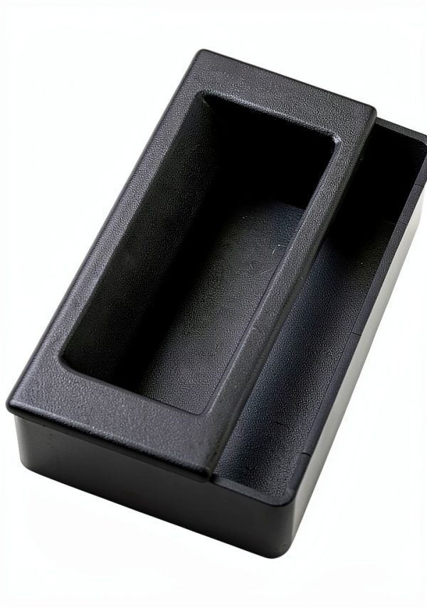 Handle 2-in-1 ABS Plastic Black Recessed Flat Box Handle by FEEDUN-2