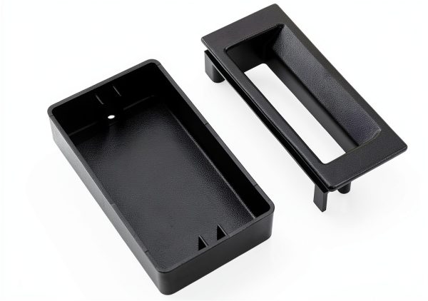 Handle 2-in-1 ABS Plastic Black Recessed Flat Box Handle by FEEDUN-3