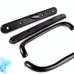 Patio Door Handle Black 4" Hole Spacing 10" Length by Truth Hardware-0
