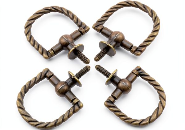 Bronze Thread Mini Pull Handle by Haidong 6-Piece Set for Cabinets-4