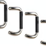 Door Handle Cover for Commercial Business Door Handles; No More Hot Handles (Grey, 4)-0