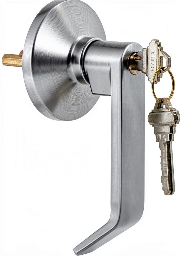 Commercial Panic Exit Device with Lever Handle – UL 500 & ANSI Grade 1 Certified, Heavy-Duty Aluminum Push Bar for 28–36” Emergency Exit Doors, Reversible for Left/Right (UL500-with Handle)-7