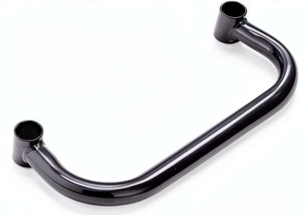 Nexel AE14B Black Epoxy Safety Push Handle 14"W-0