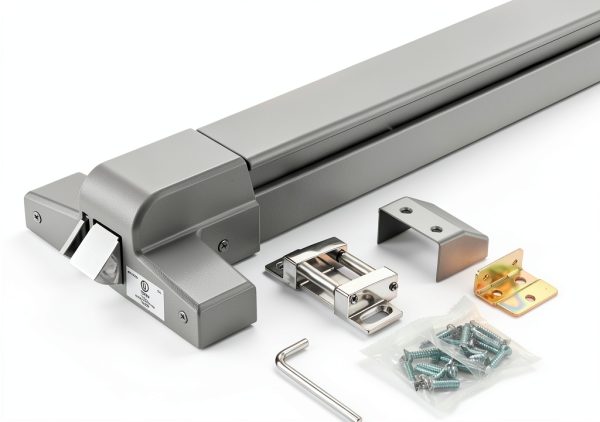 Commercial Panic Exit Device with Lever Handle – UL 500 & ANSI Grade 1 Certified, Heavy-Duty Aluminum Push Bar for 28–36” Emergency Exit Doors, Reversible for Left/Right (UL500-with Handle)-2